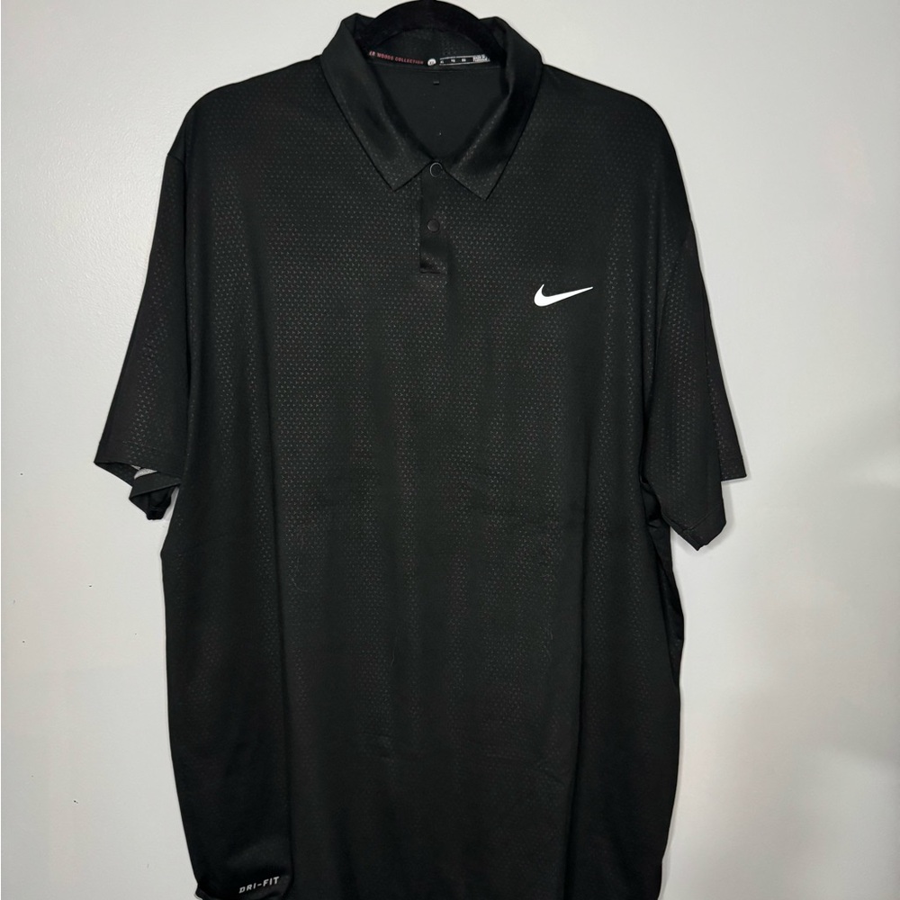 Tiger Woods Nike Men's XL Black Polo Shirt